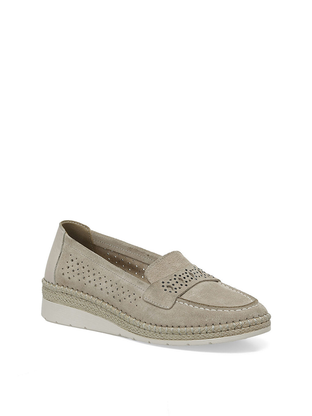 Bej 105454.Z5FX Vizon Kadın Loafer-1