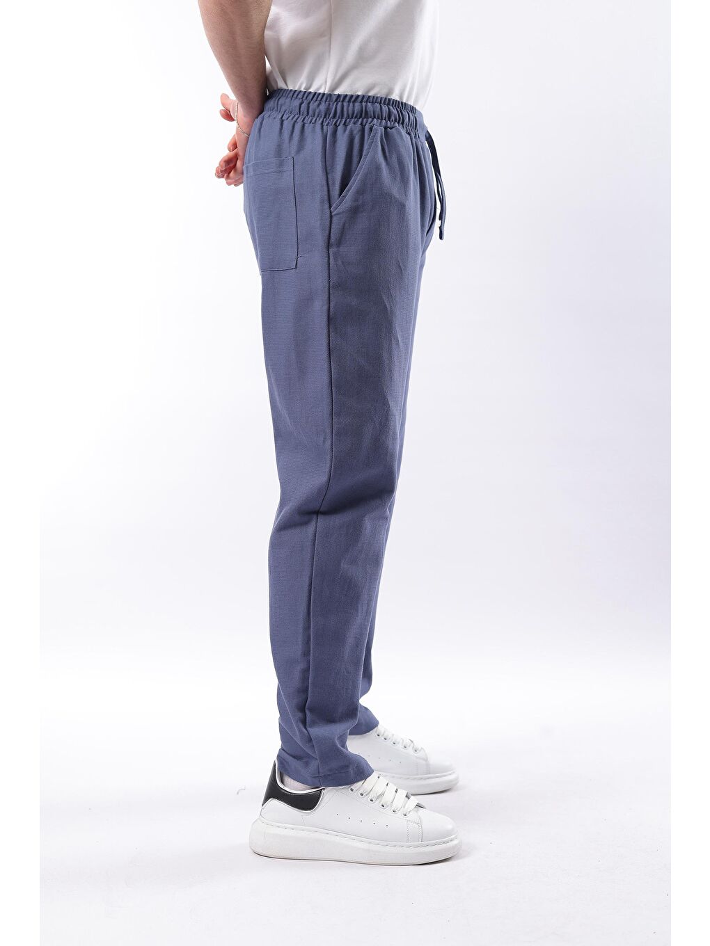 İndigo Fit Kesim Erkek %100 Pamuk Pantolon E6558-1