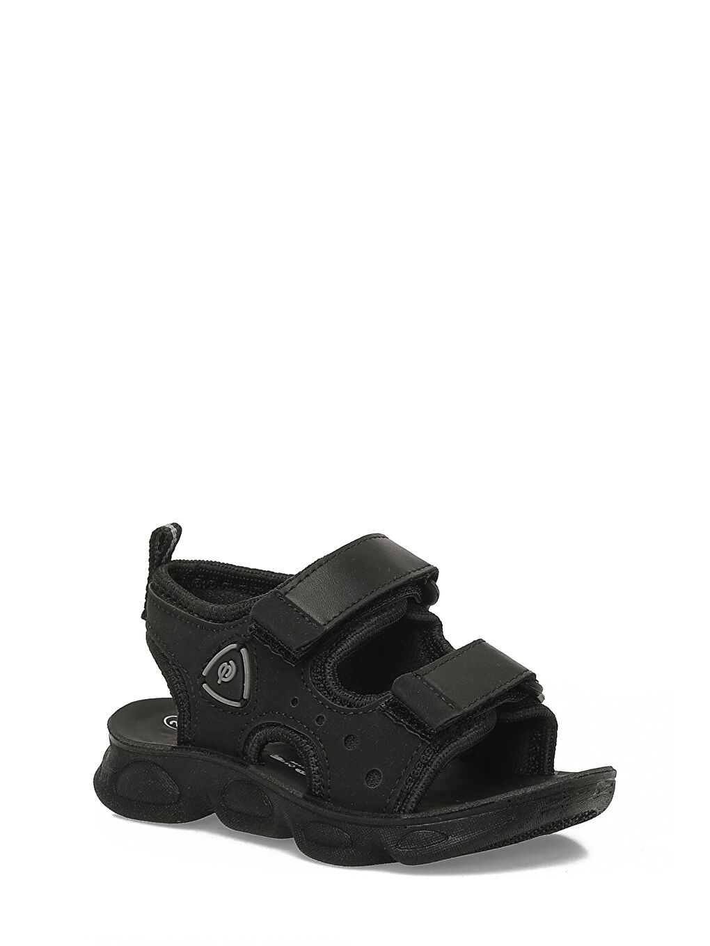 BABİ.B6FX Siyah Erkek Bebek Sandalet-1