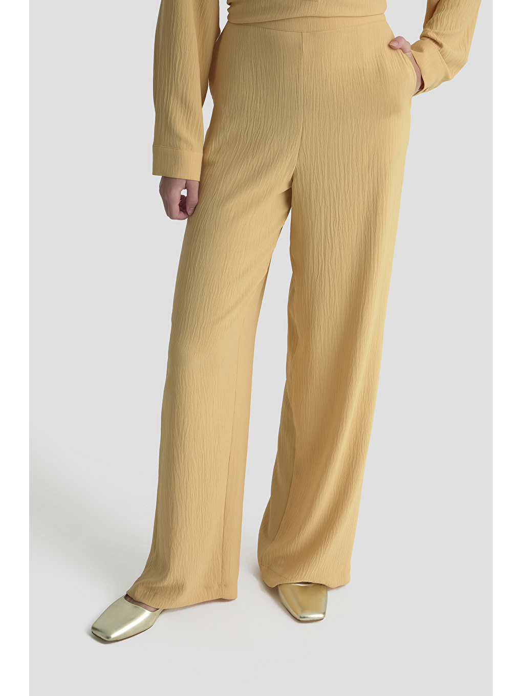 Kahverengi Tunik Pantolon Takım Camel-4