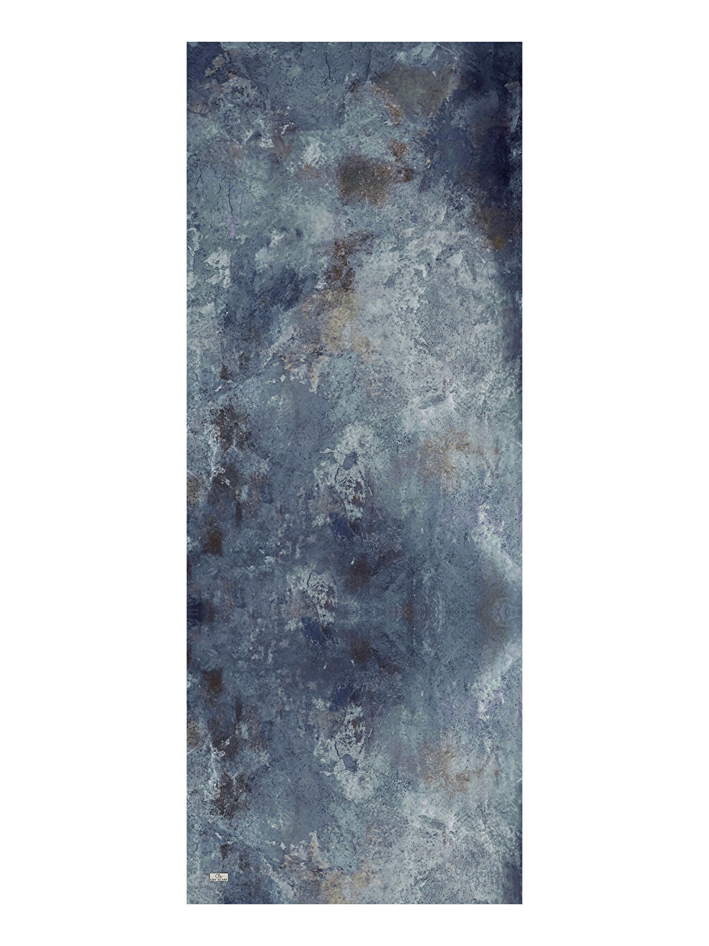 Vela Desenli Pamuk Şal Lacivert-5