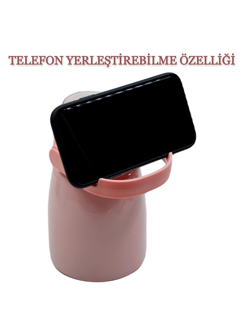 BottleBoss Pipetli Taşıma Askılı Sızdırmaz Paslanmaz Çelik Matara 850 Ml Sticker HEDİYELİ Pembe - 3