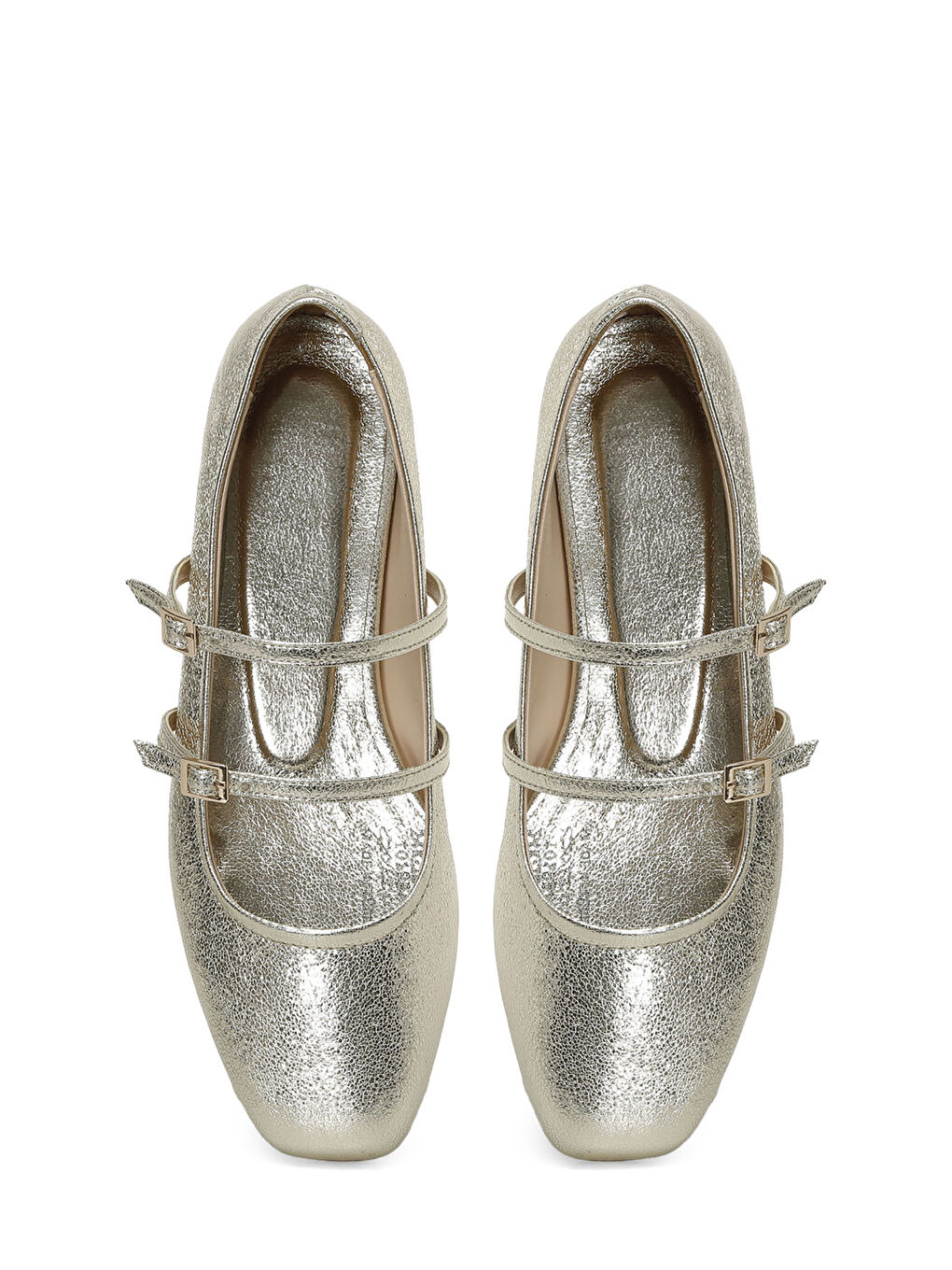 Sarı 24K-1009 4PR Altın Kadın Babet-3