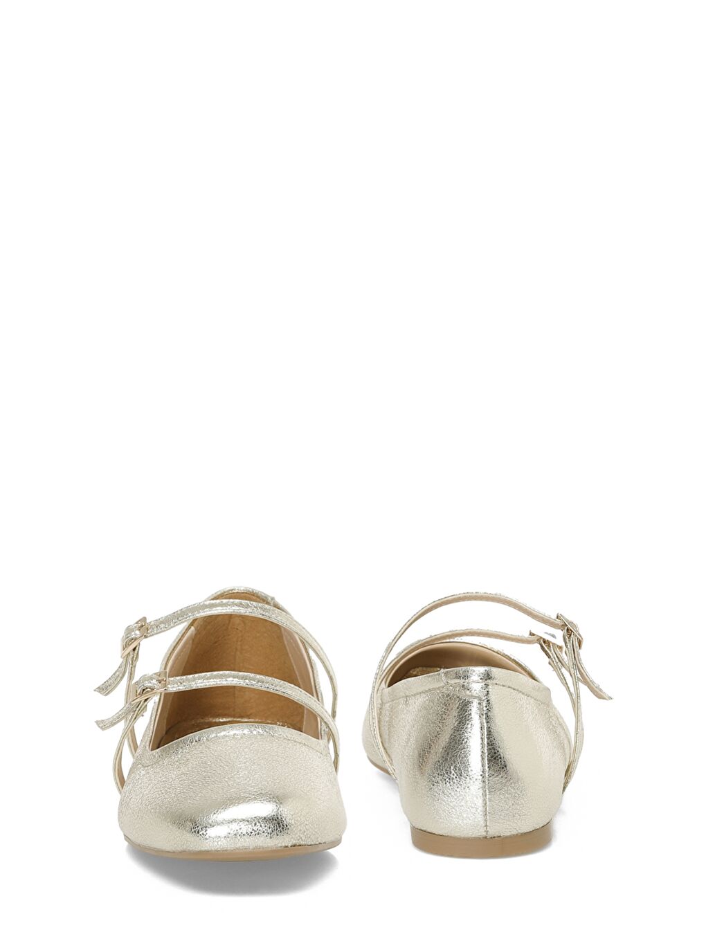 Sarı 24K-1009 4PR Altın Kadın Babet-4