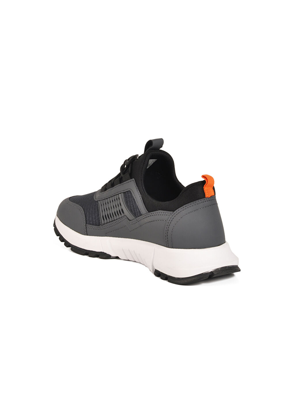 Gri Füme Hafif Esnek Kilit Bağcıklı Unisex Spor Ayakkabı Nans 6006 G-3