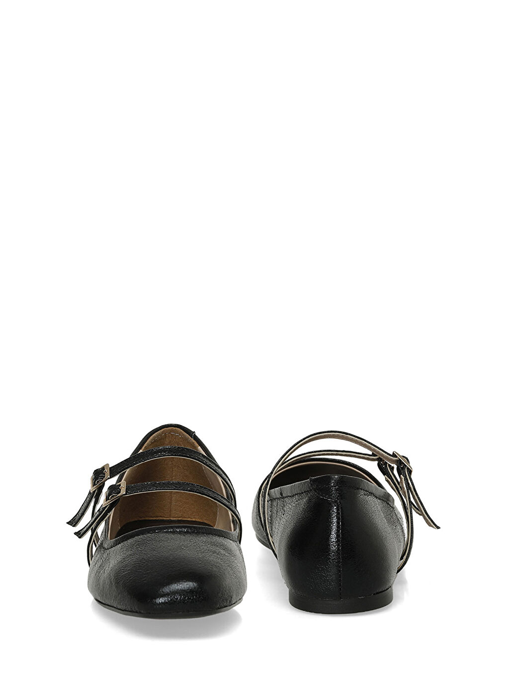 24K-1008 4PR Siyah Kadın Babet-4