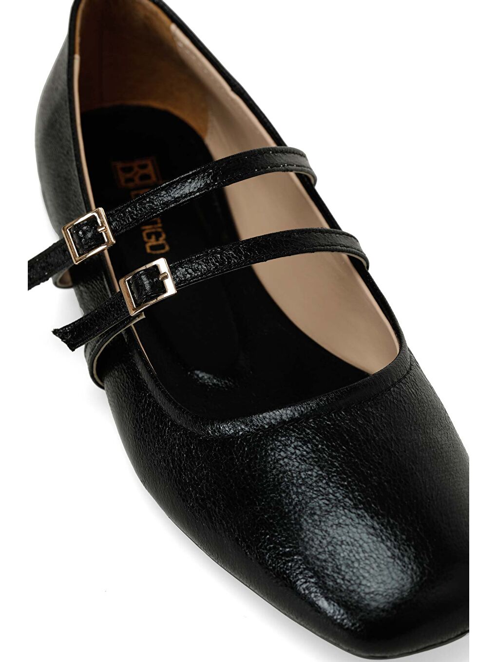 24K-1008 4PR Siyah Kadın Babet-6