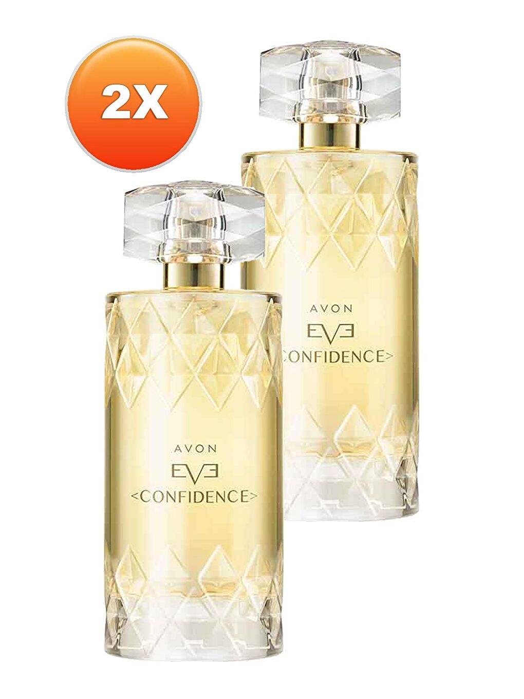 AVON Renksiz Eve Confidence Kadın Parfüm Edp 100 Ml. İkili Set - 1