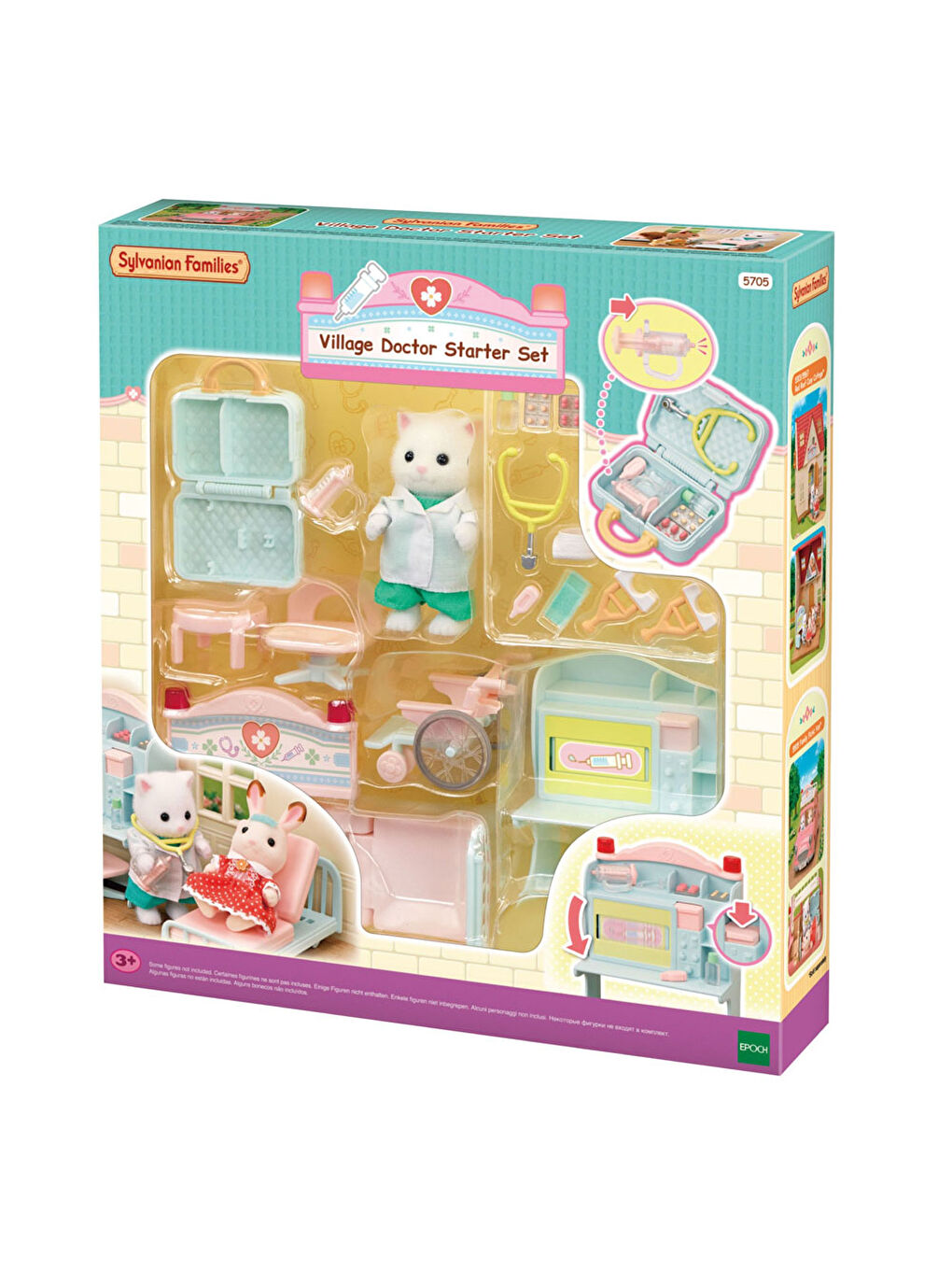 Sylvanian Families Renksiz Köy Doktoru Başlangıç Seti 5705 - 4