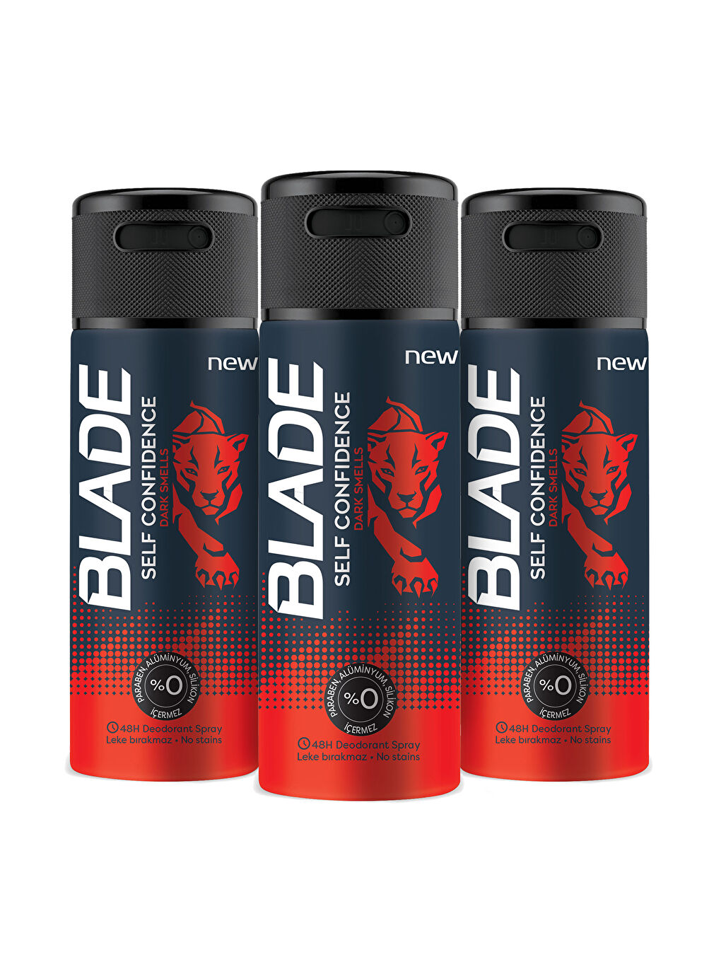 Blade Beyaz Self Confidence Deodorant 3x150ml