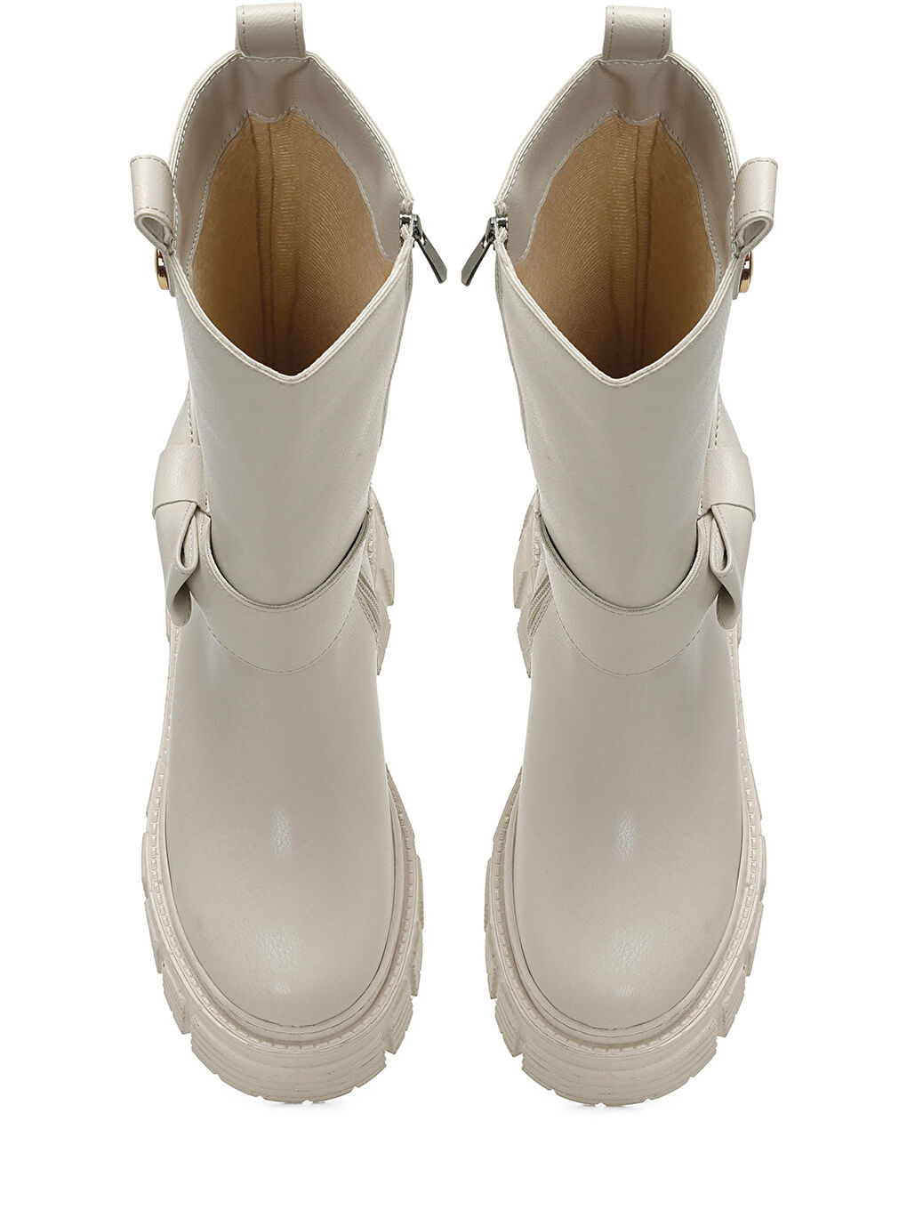 HAZEL 3PR Bej Kadın Çizme-3