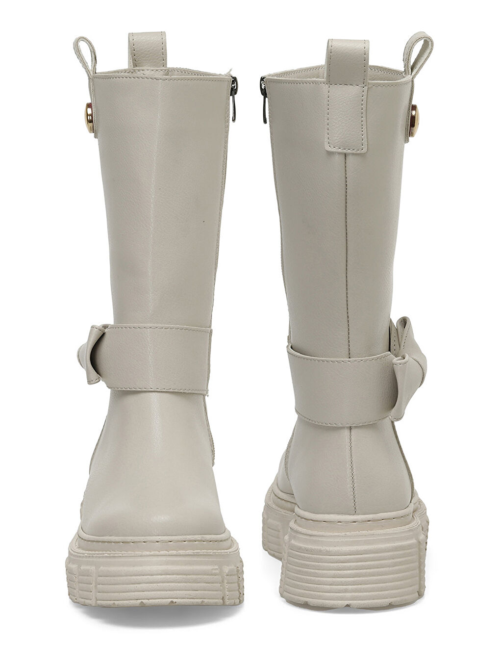 HAZEL 3PR Bej Kadın Çizme-4