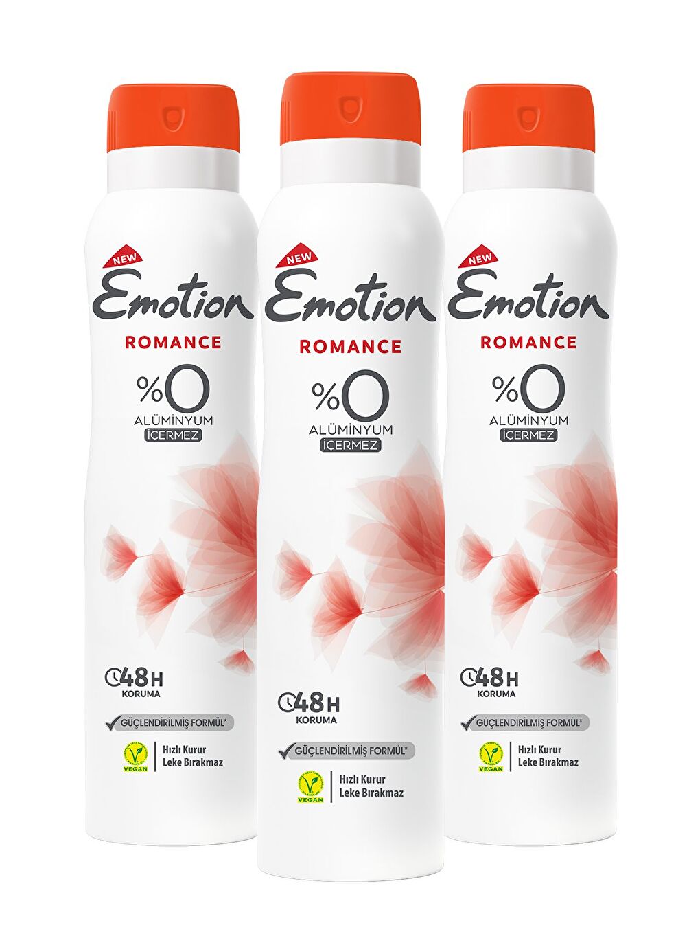 Emotion Beyaz Romance Kadın Deodorant 3x150ml