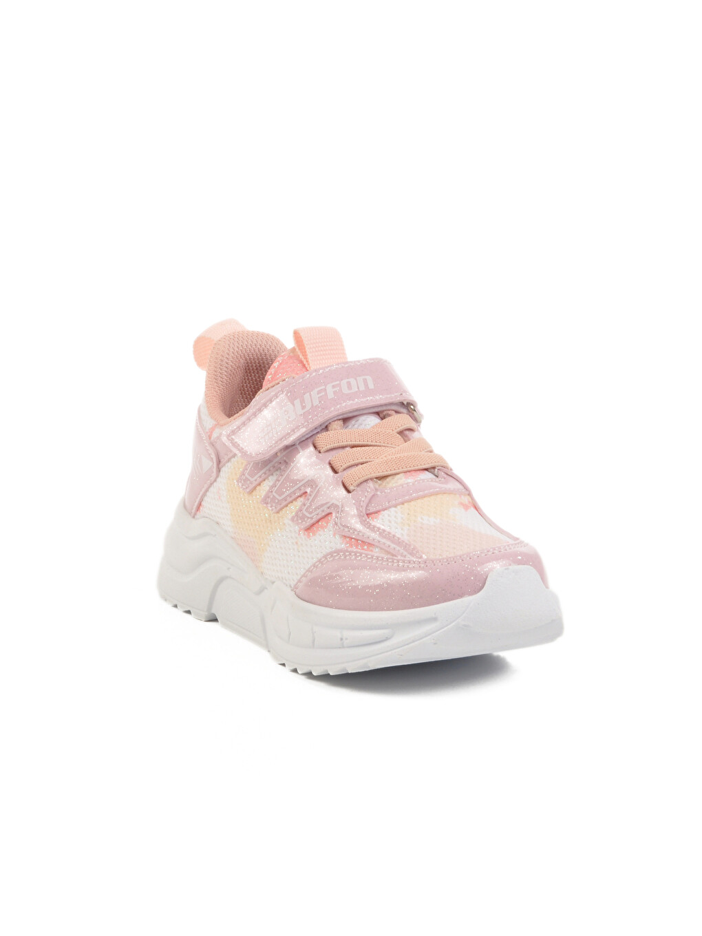 Pembe Pudra Cırtlı Hafif Kız Çocuk Spor Ayakkabı Ruffon P-2