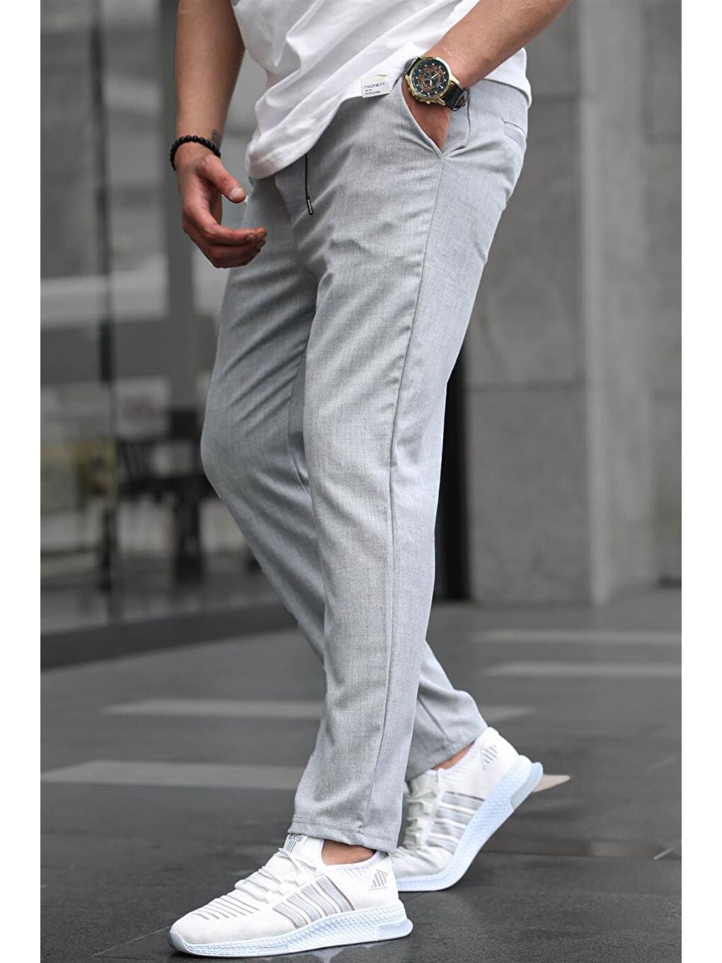 Gri Relaxed Erkek Pantolon 6510
