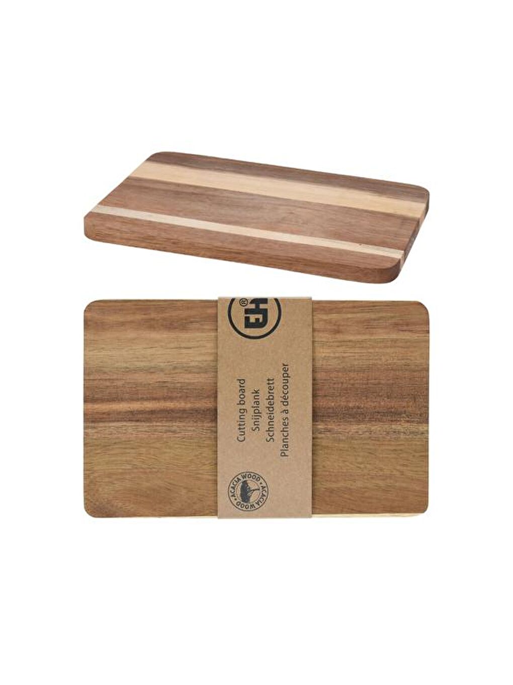 Akasya Kesme Tahtası - Kahverengi - 22x14 cm