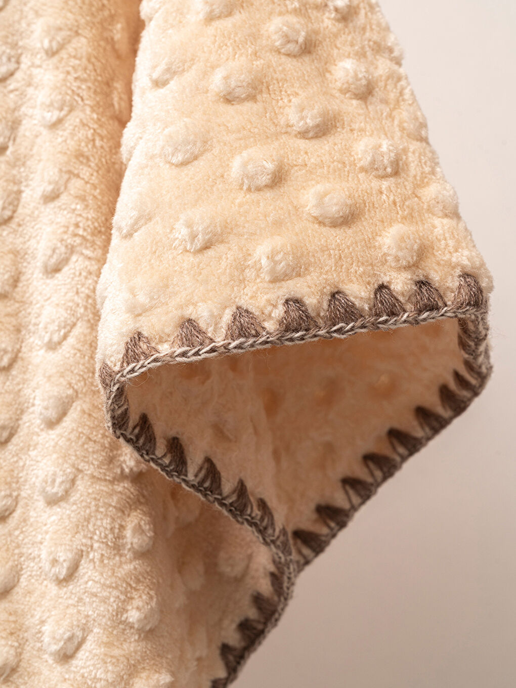 Kahverengi Nohut Dolgulu %100 Welsoft Bebek Battaniyesi Kahve-1