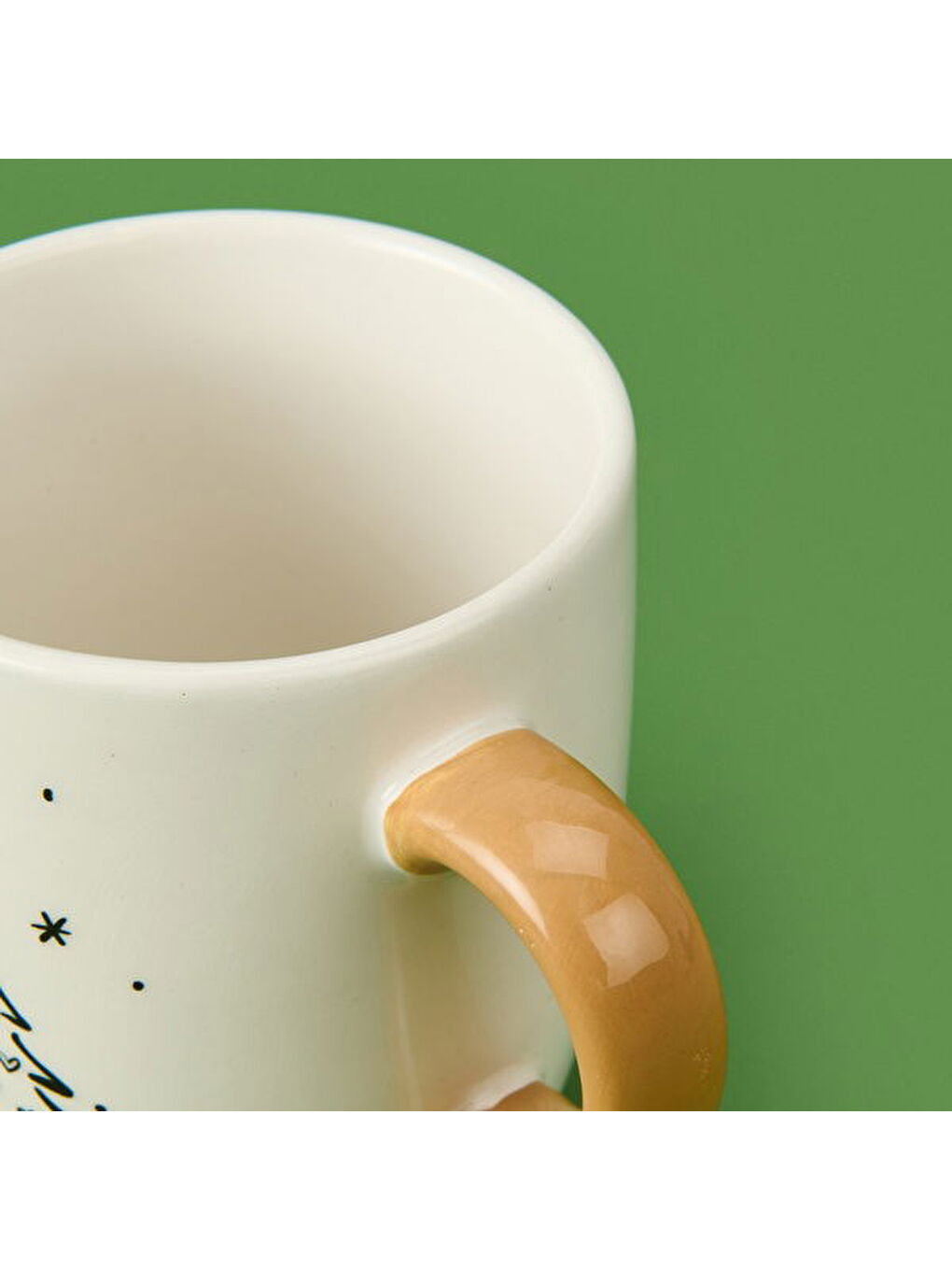 Ağaç Desenli Kupa - Kahverengi - 330 ml-2