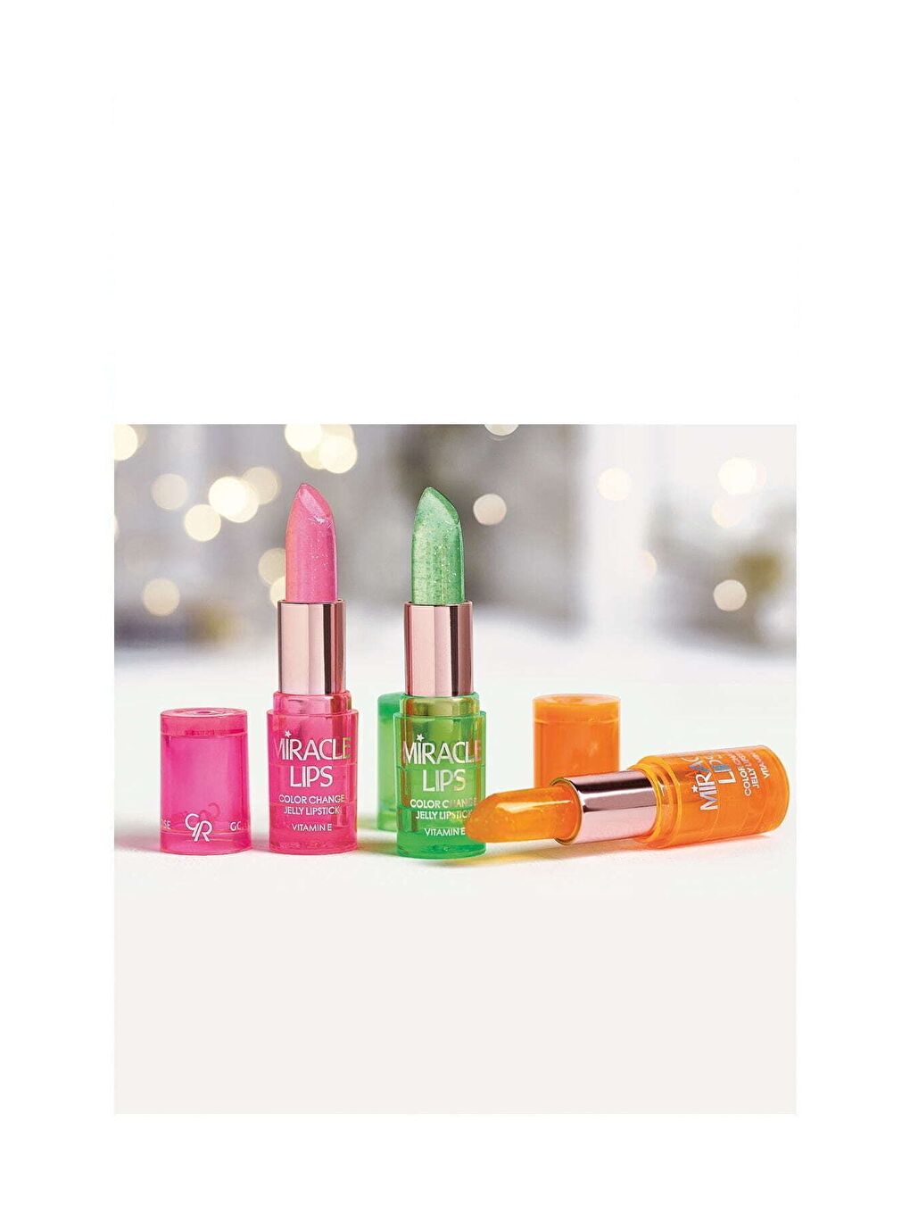 Miracle Lips Jelly Lipstick 102 Bright Pink Renk Değiştiren Jel Ruj 3,7 g-3