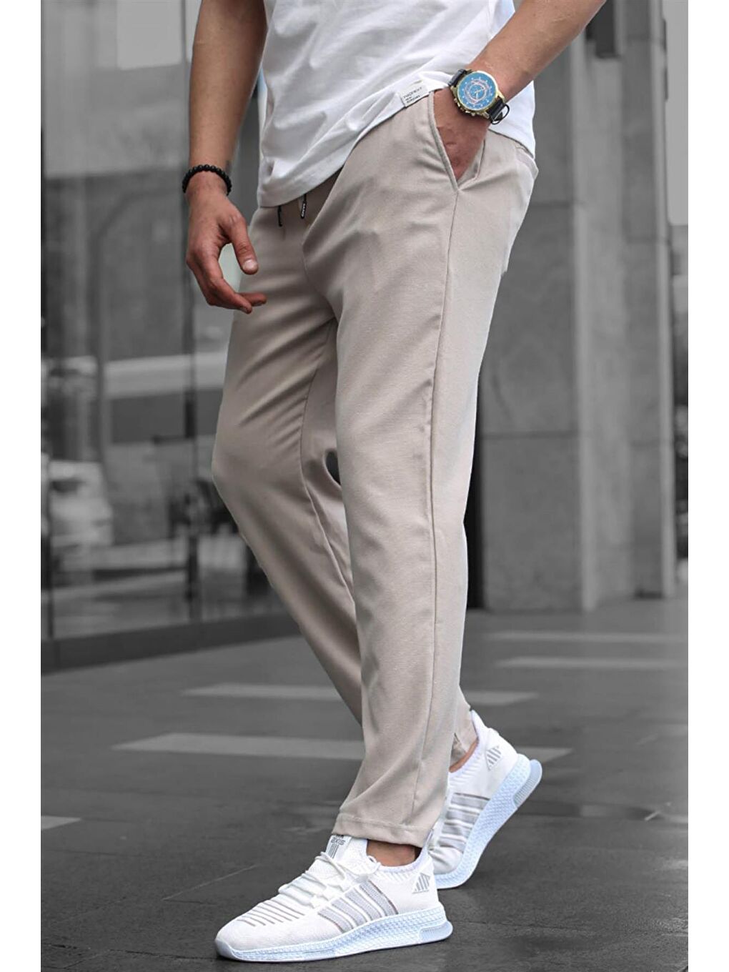 Bej Relaxed Erkek Pantolon 6510