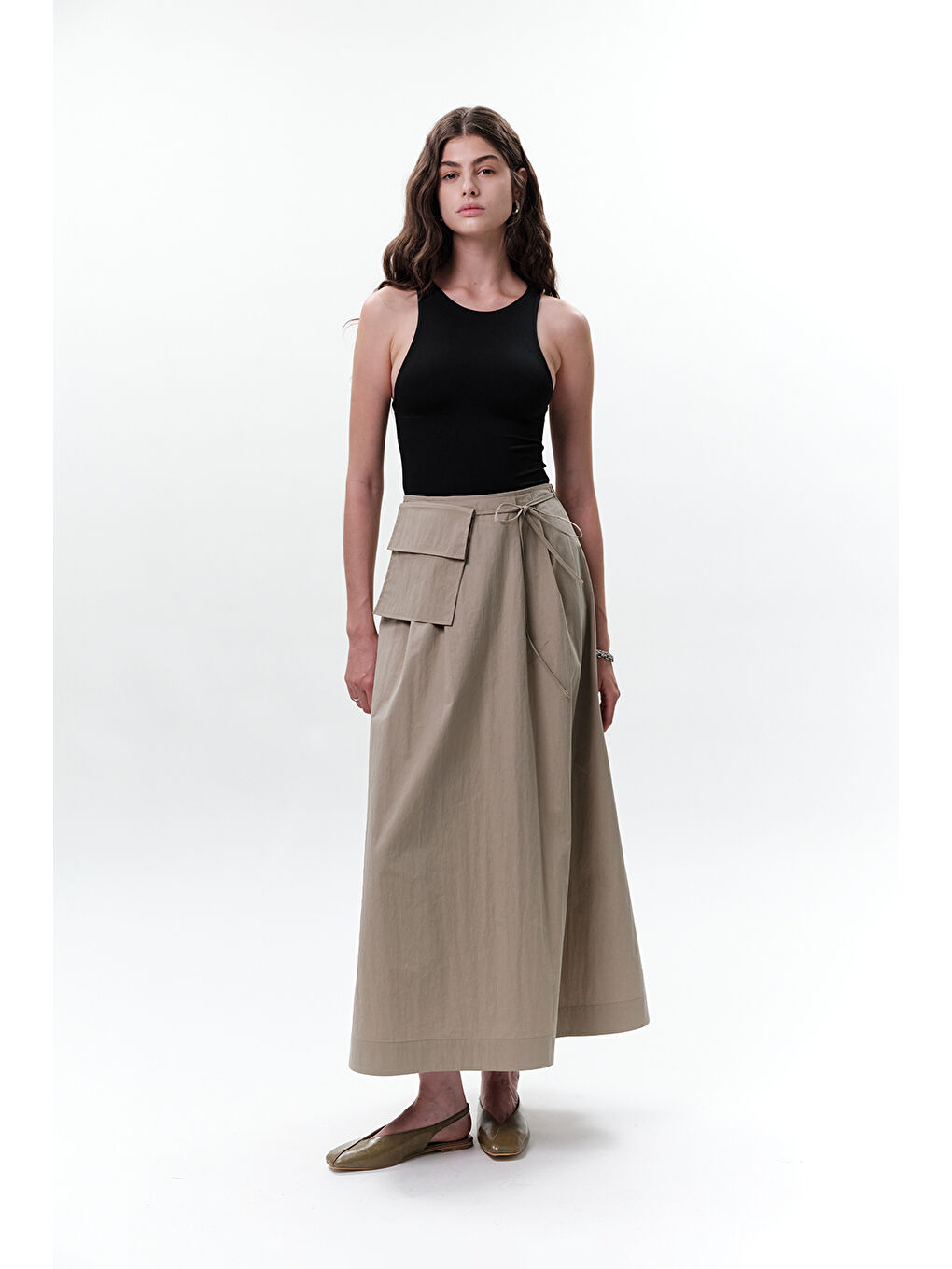 Cep Kemerli Etek Yeşil-5