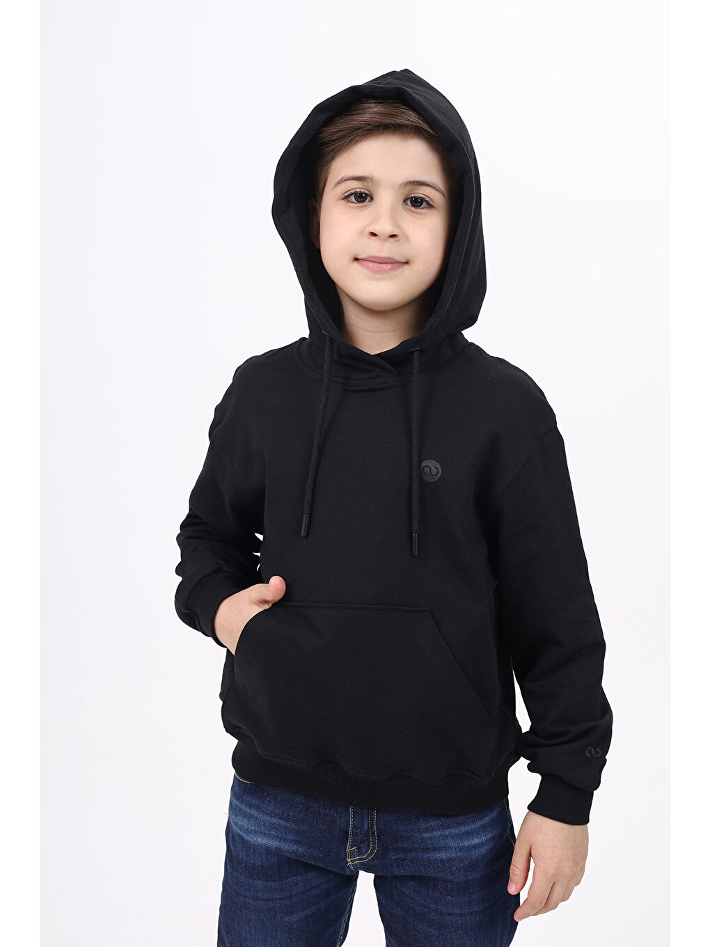 Toontoykids Siyah Erkek Çocuk Baskılı Sweatshirt - 1