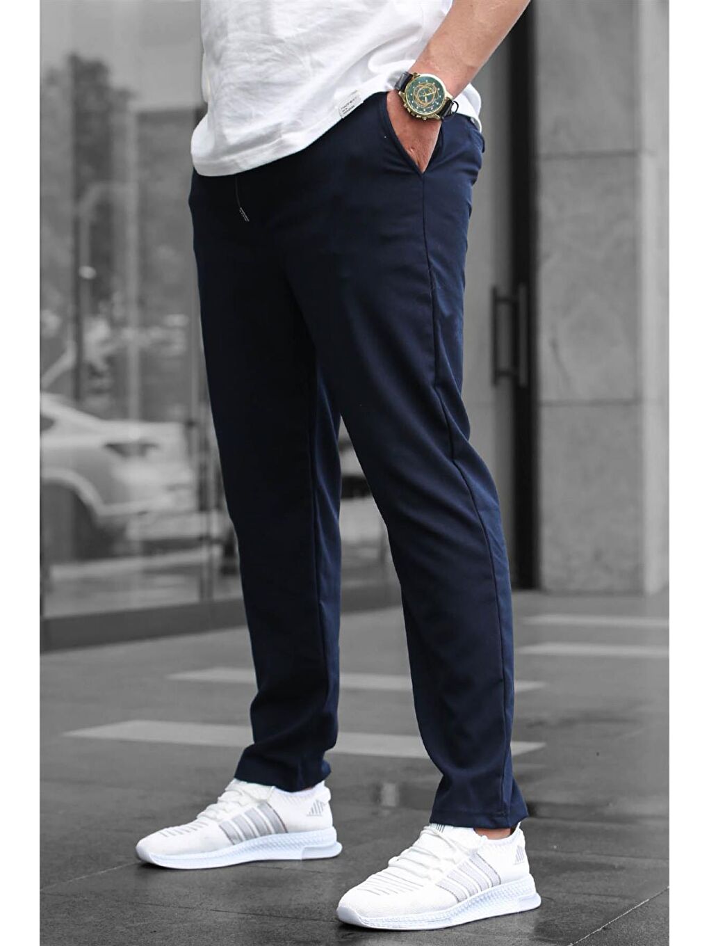 Lacivert Relaxed Erkek Pantolon 6510-1