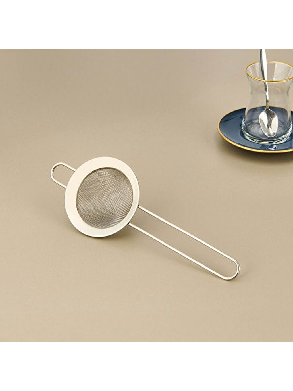 Victoria Çay Süzgeci - Gri - 8 cm-3