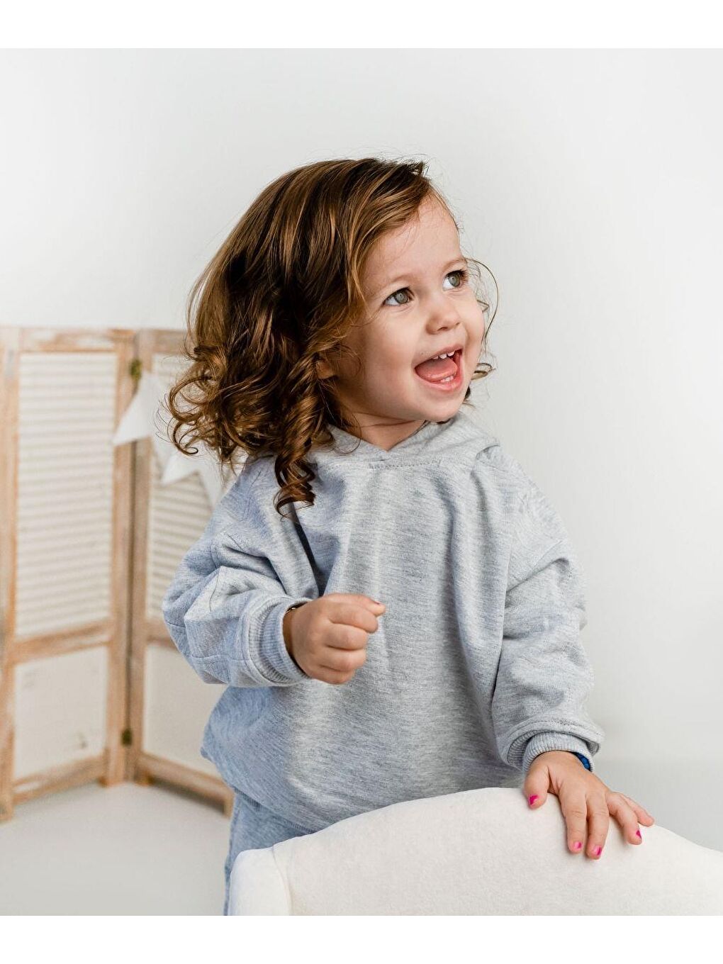 Gri Kapüşonlu Sweat-1