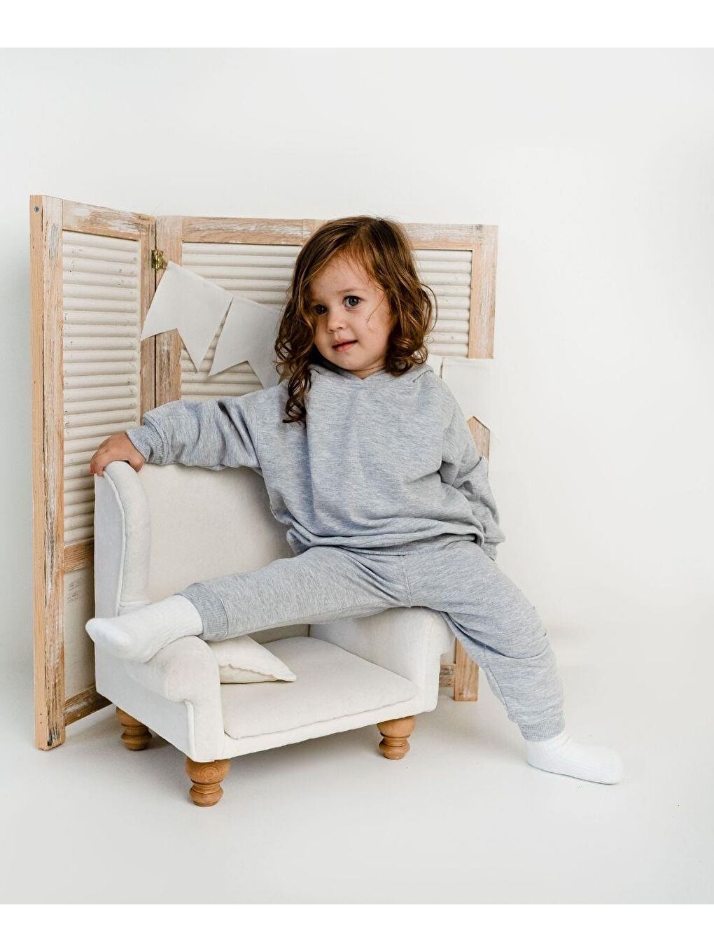 Gri Kapüşonlu Sweat-2