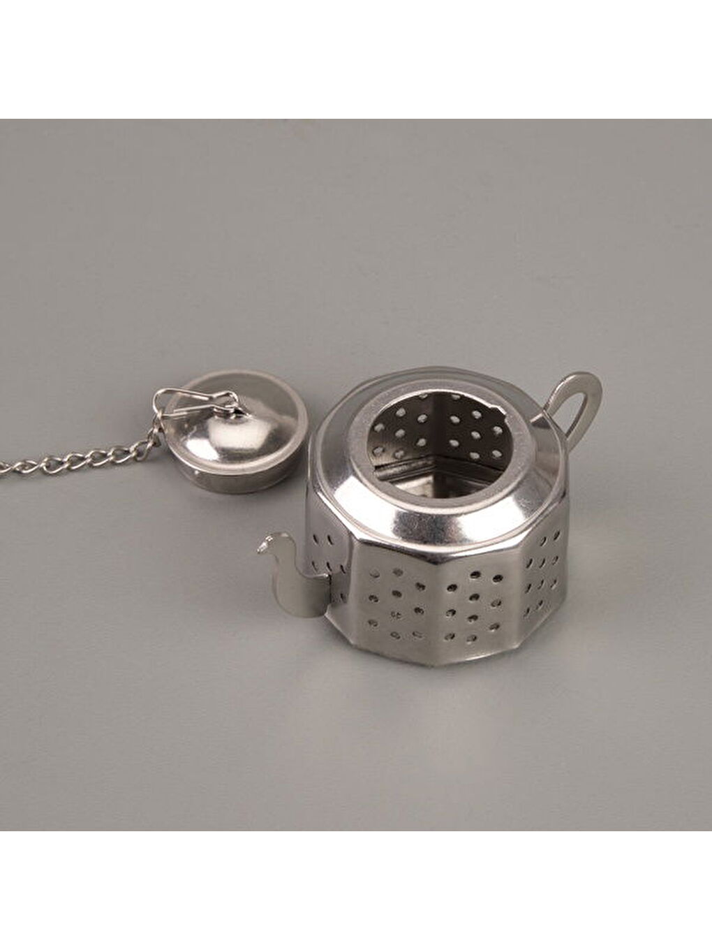 Bitki Çayı Süzgeci - Gri-1