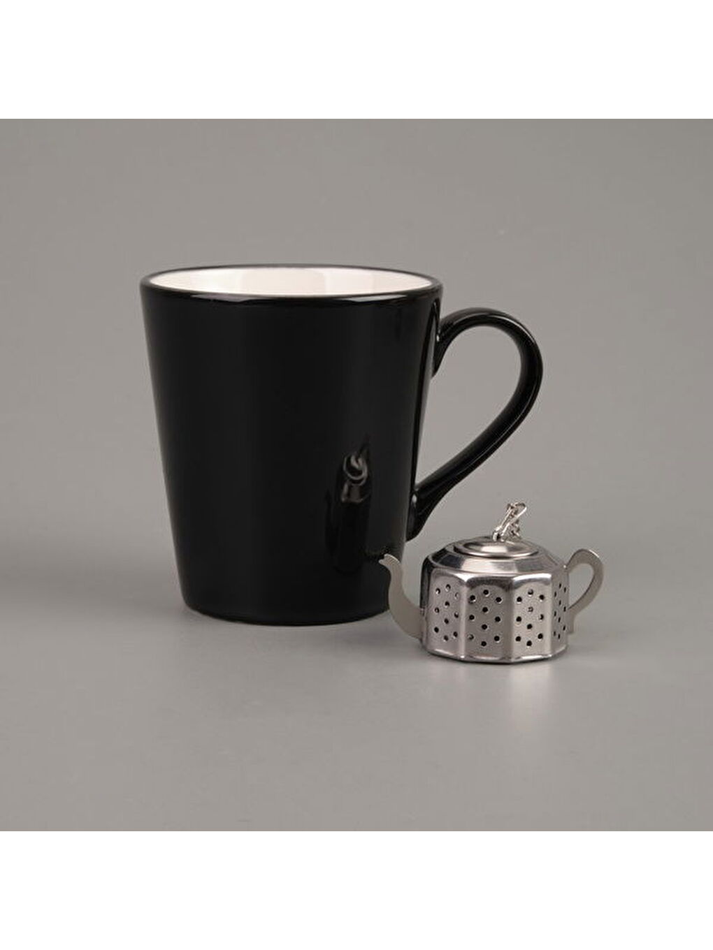 Bitki Çayı Süzgeci - Gri-2