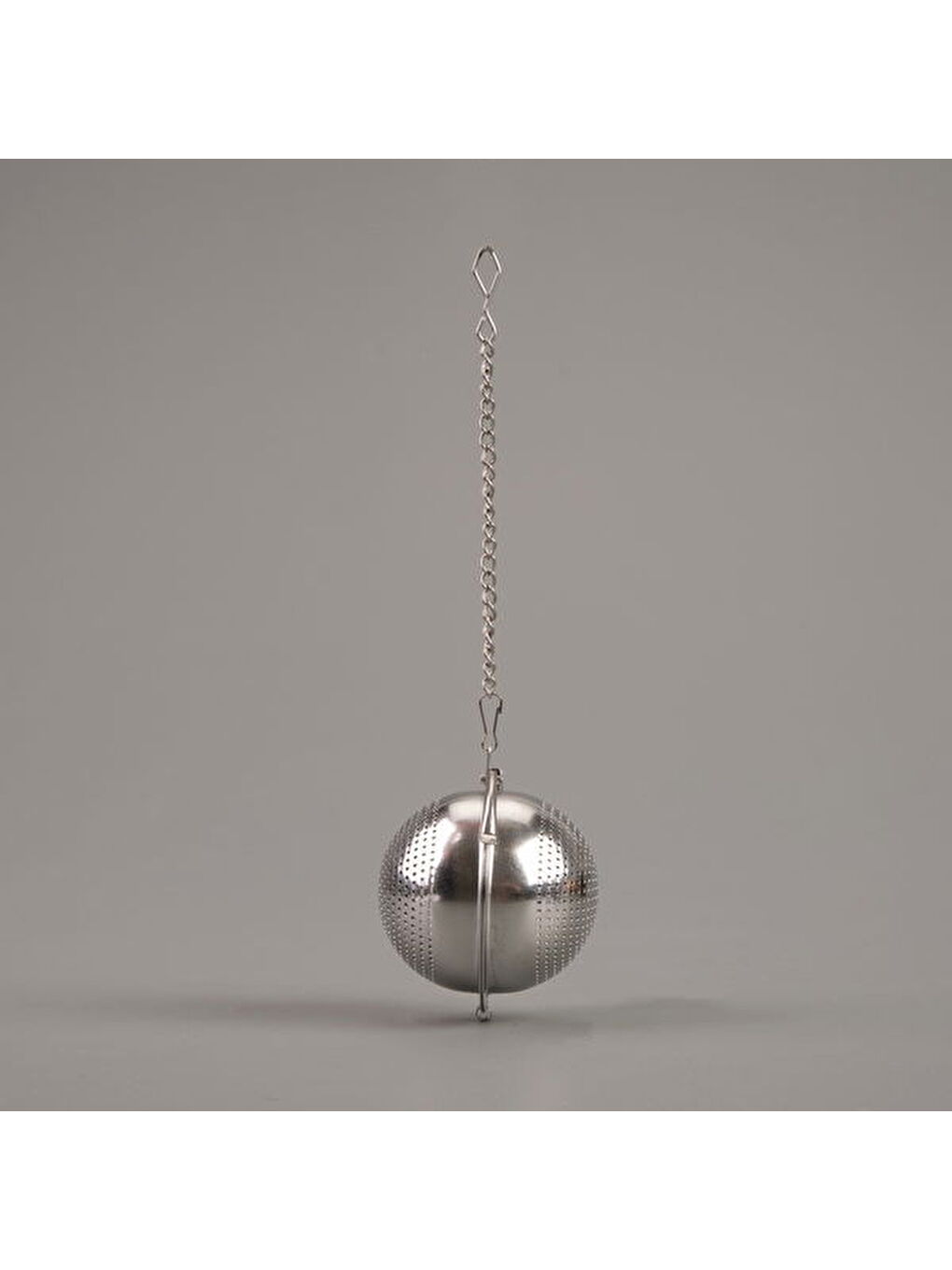 Yuvarlak Bitki Çayı Süzgeci - Gri