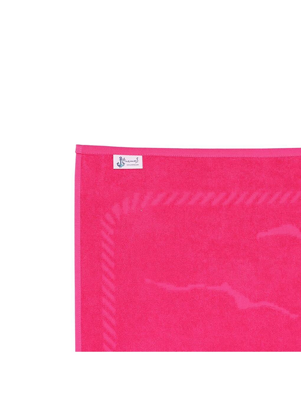 Anemoss Pembe Denizci Kız Plaj Havlusu Pembe 140x70 cm - 3