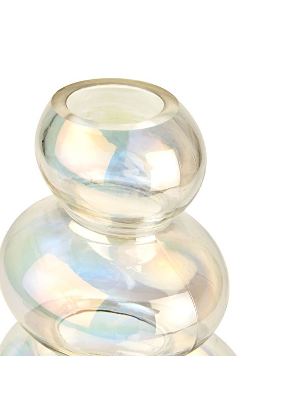 Evidea Karişik Deco Pearl Vazo - Sedef - 27 cm - 1