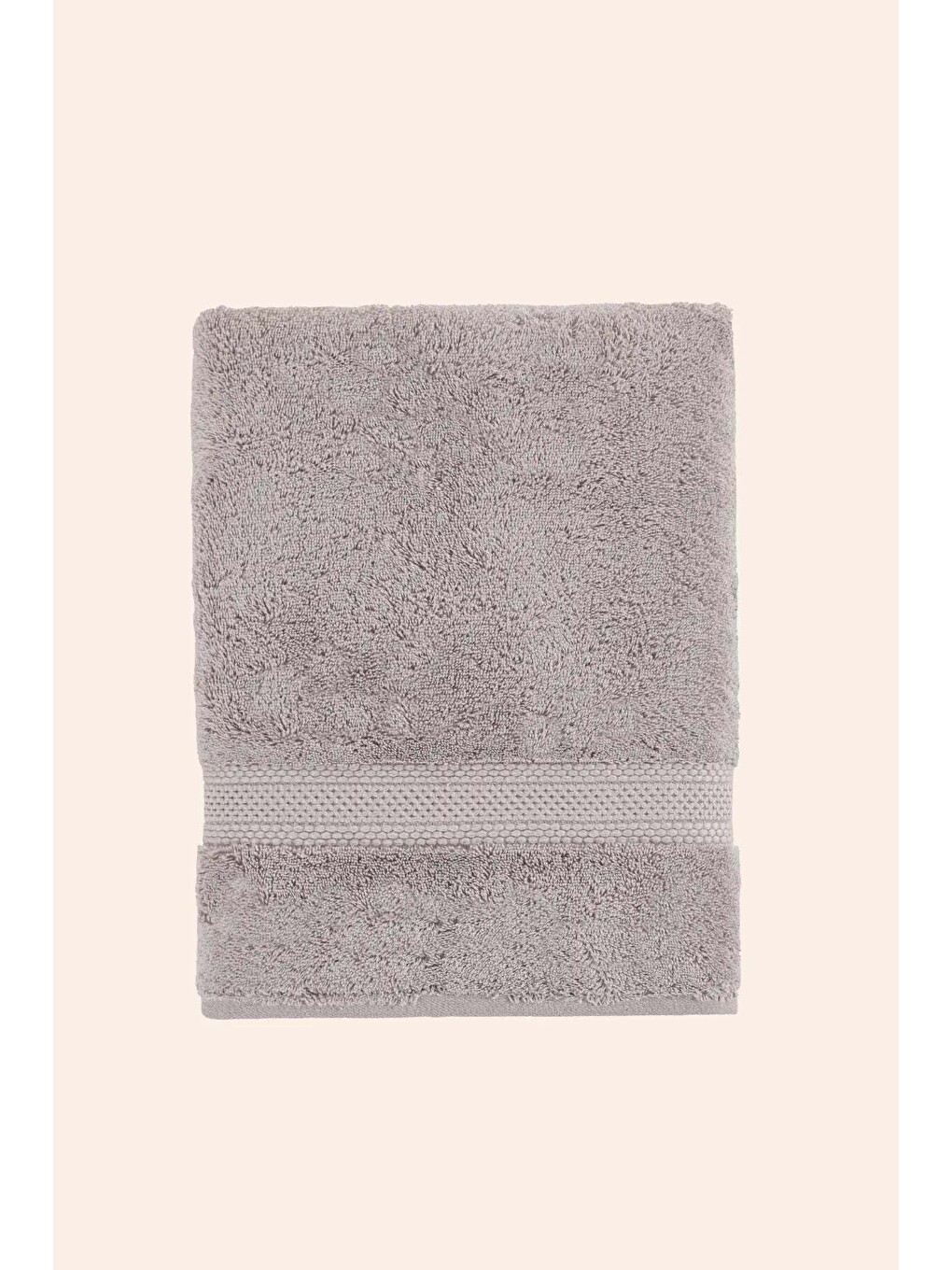 Gri Mısır %100 Mısır Pamuğu Havlu 2/70x140 Cm Burnt Grey-4