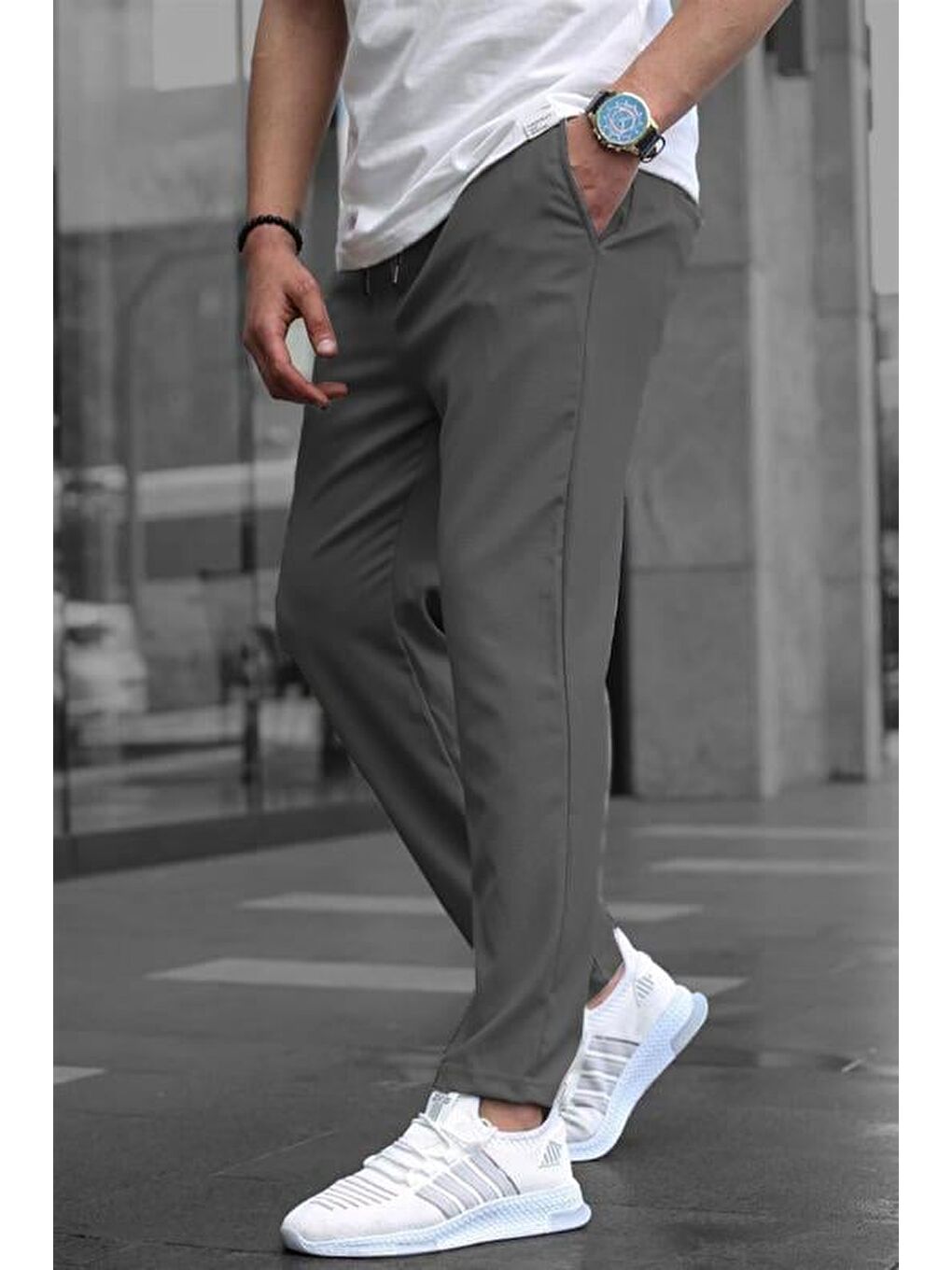 Antrasit Relaxed Erkek Pantolon 6510-1