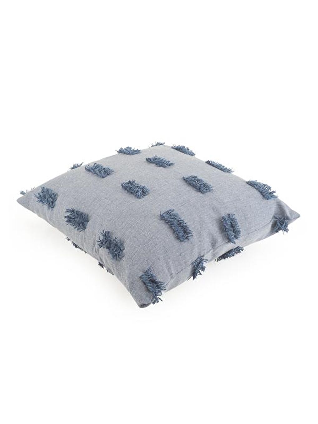 Soft Rosy Kırlent - Mavi- 45x45 cm-3