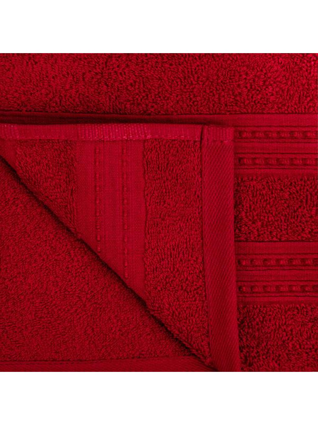 Evidea Soft Lapa 2'li Havlu Seti - Bordo - 30x30 cm - 2