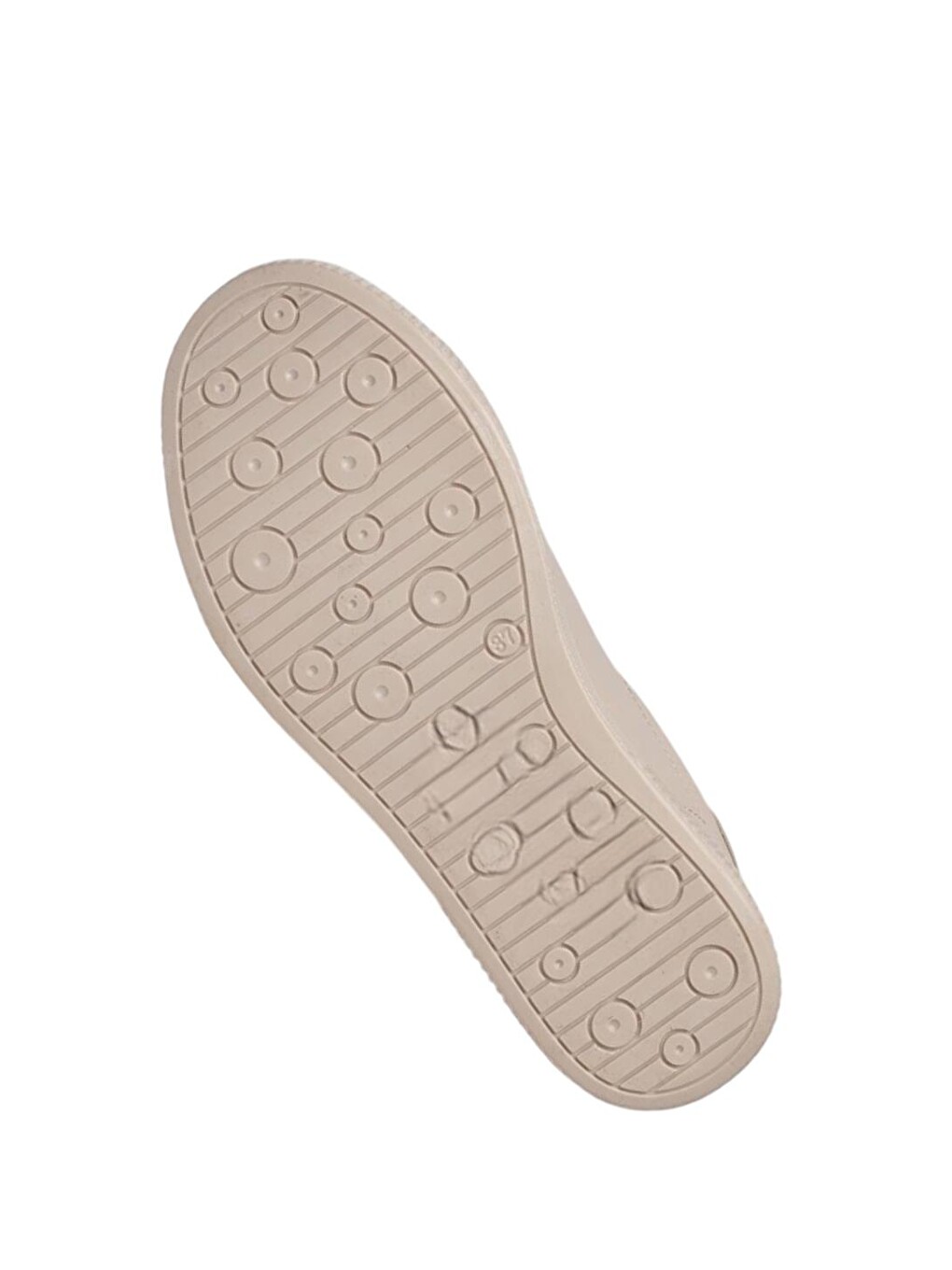 Yıldızlı Spor Kadın Sneaker Ayakkabı Bej-6