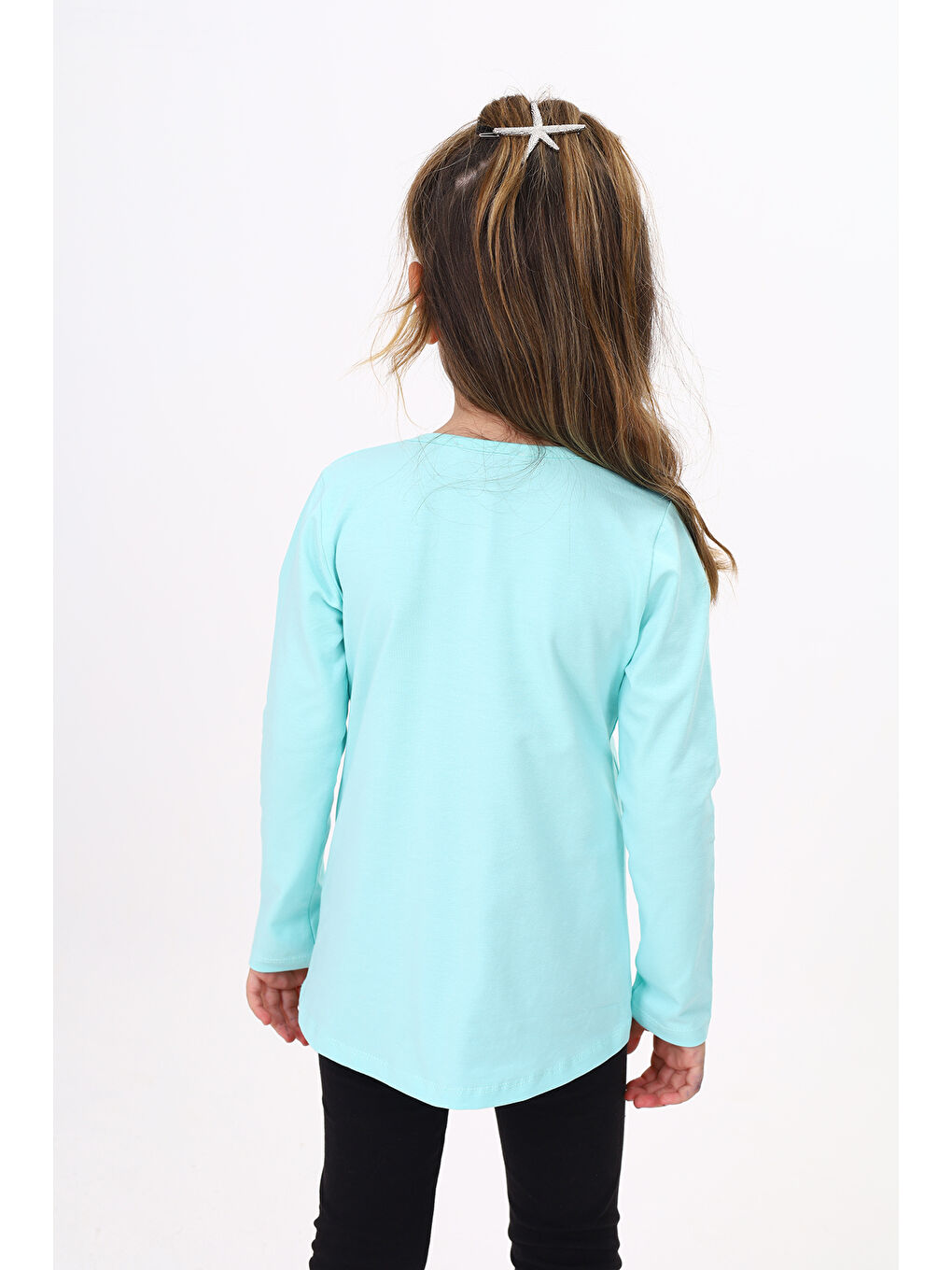 Yeşil Kız Çocuk Nutella Baskılı T-Shirt-3