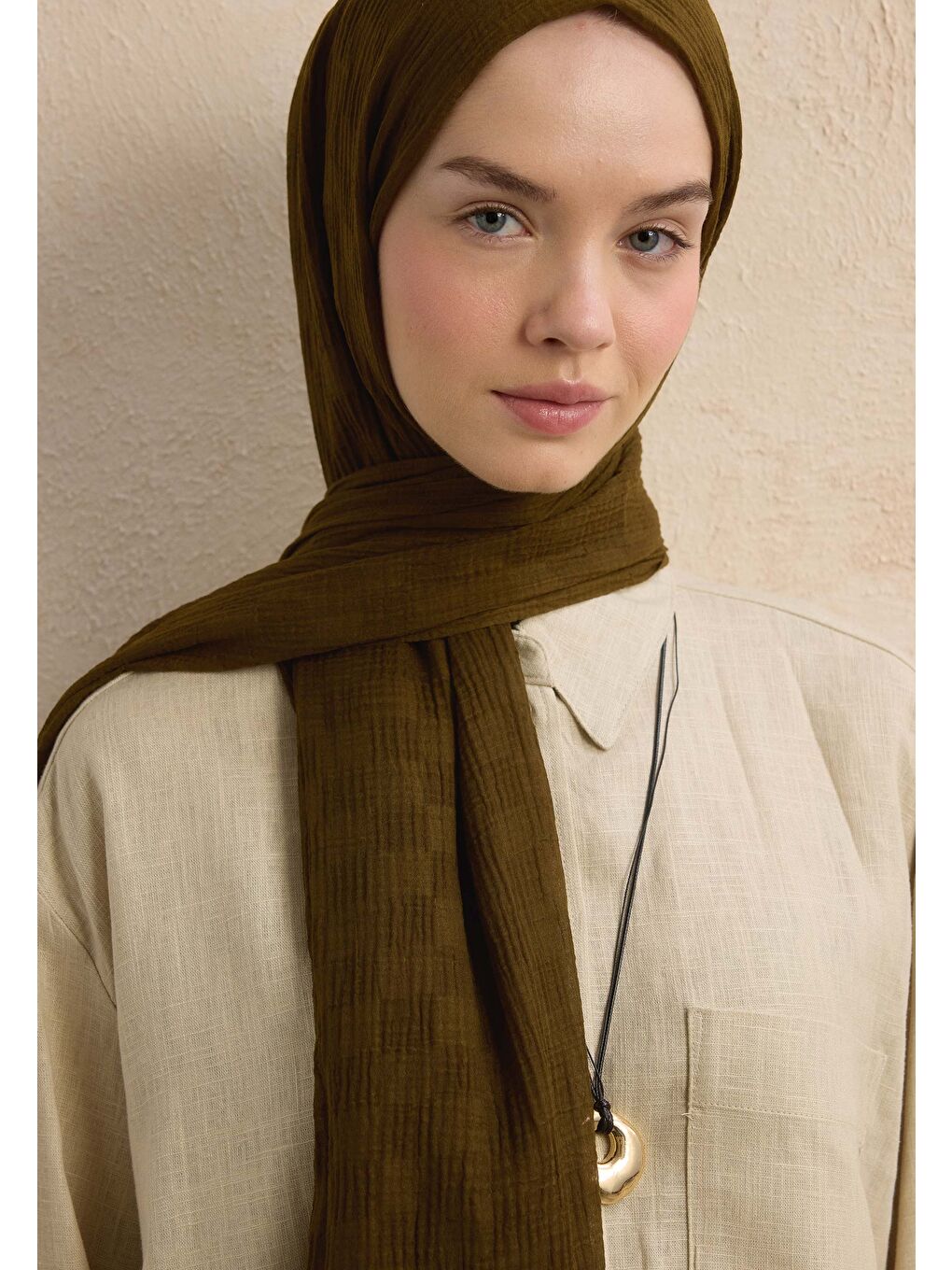 Kahverengi Modal Damalı Şal Toprak-2