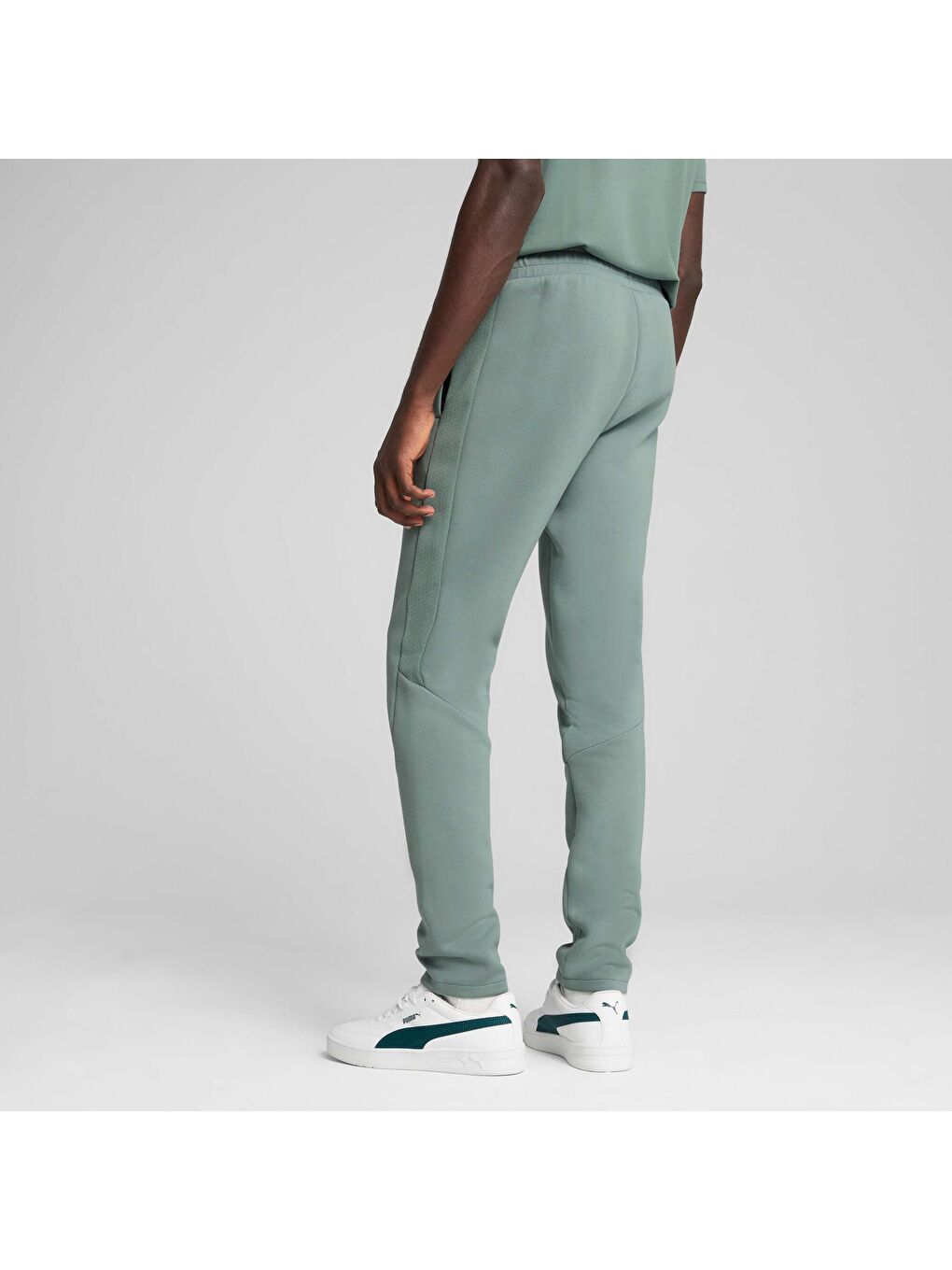 Yeşil EVOSTRIPE Erkek Eşofman Altı-2