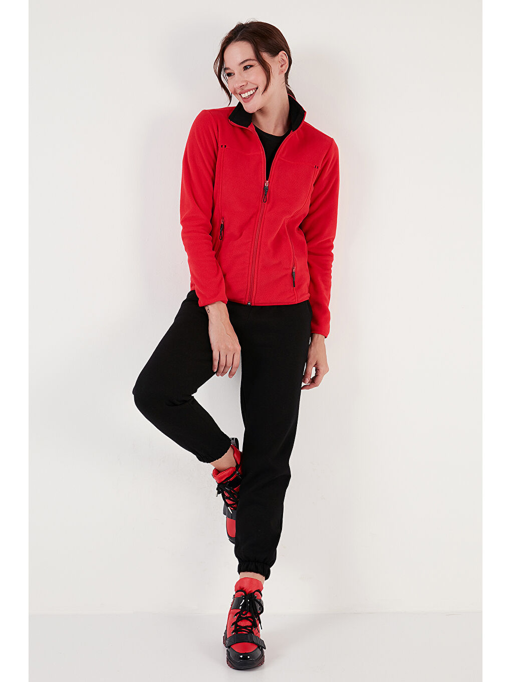 Turkuaz Slim Fit Yumuşak Dokulu Anti-Pilling Tüylenme Yapmayan 2'li Paket Polar 590700200S2-3