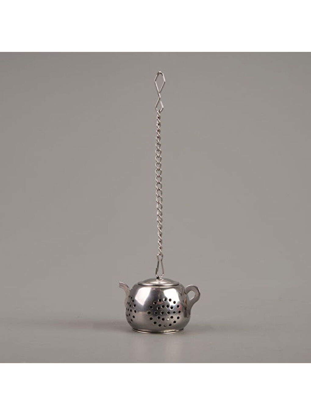 Oval Bitki Çayı Süzgeci - Gri