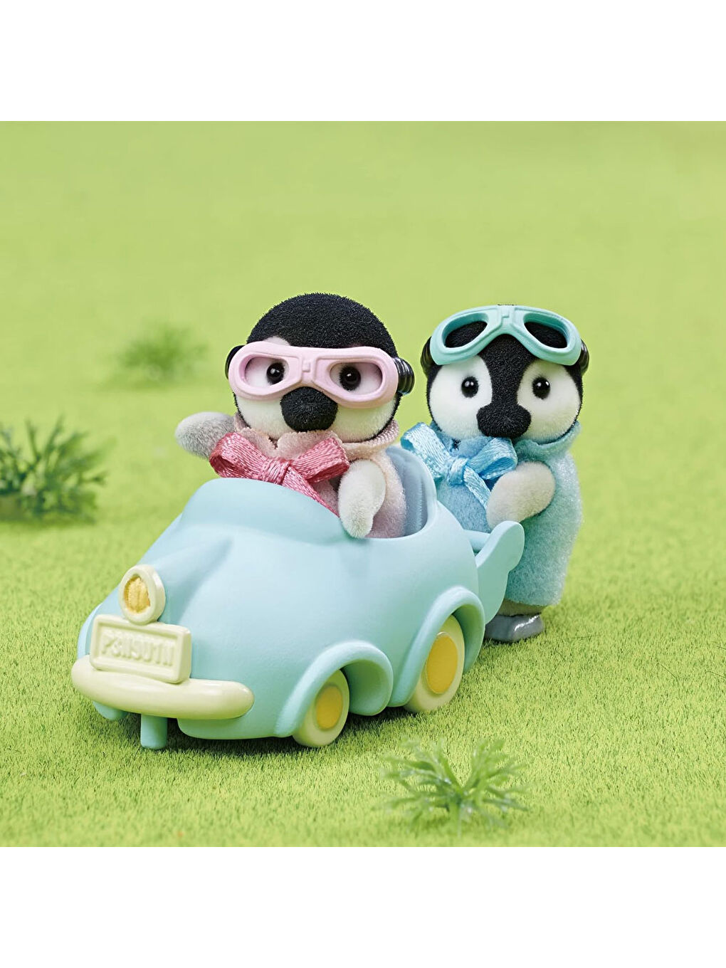 Sylvanian Families Renksiz Penguen Bebekler Araba Keyfi 5695 - 1