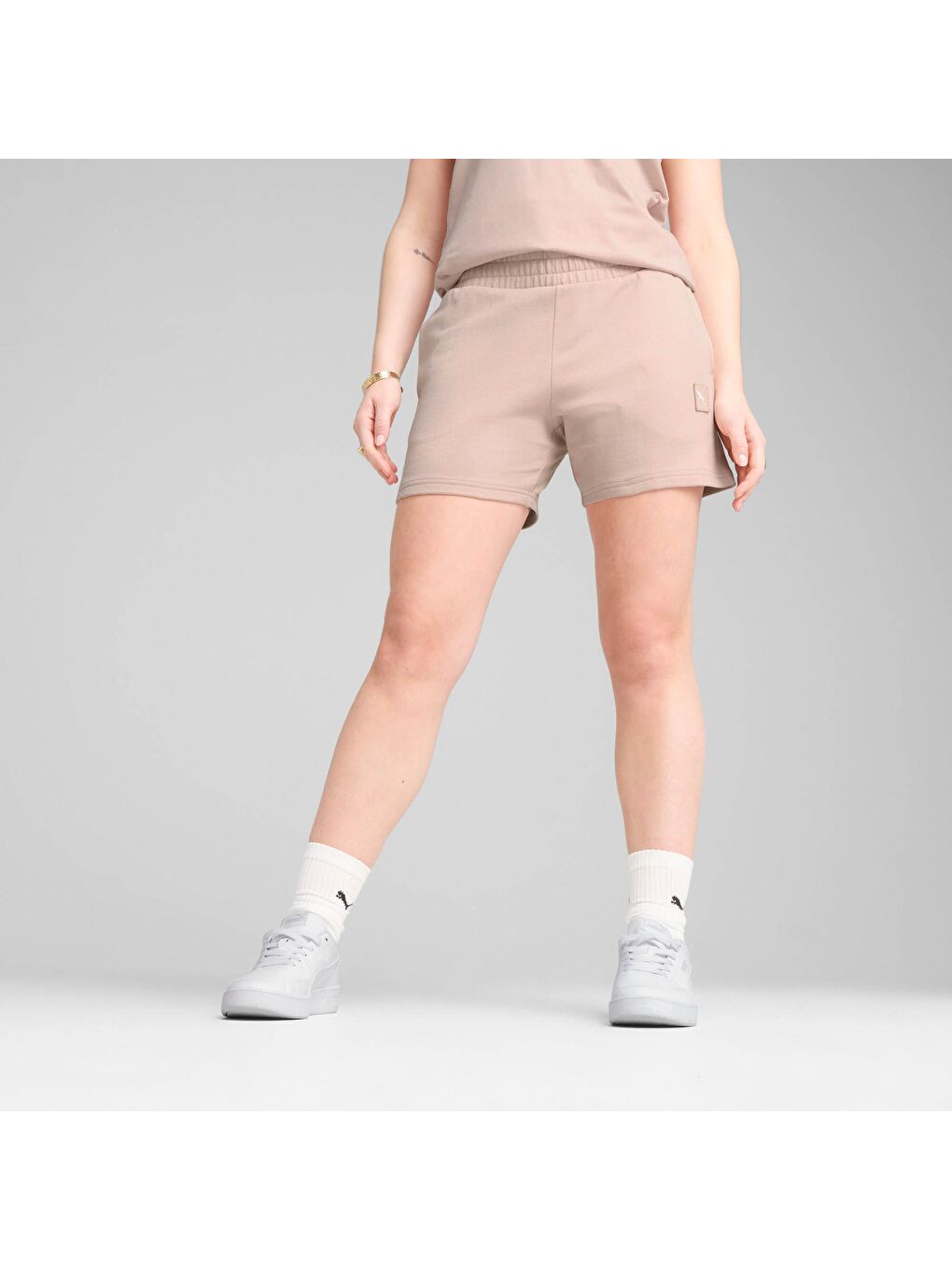 Pembe ESSENTIALS Elevated Kadın 5" Şort-4