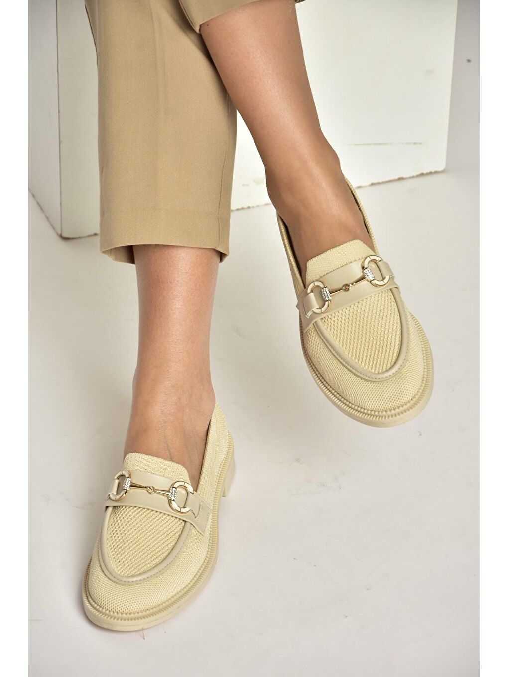 Bej Kadın Ayakkabı Y330722104-2