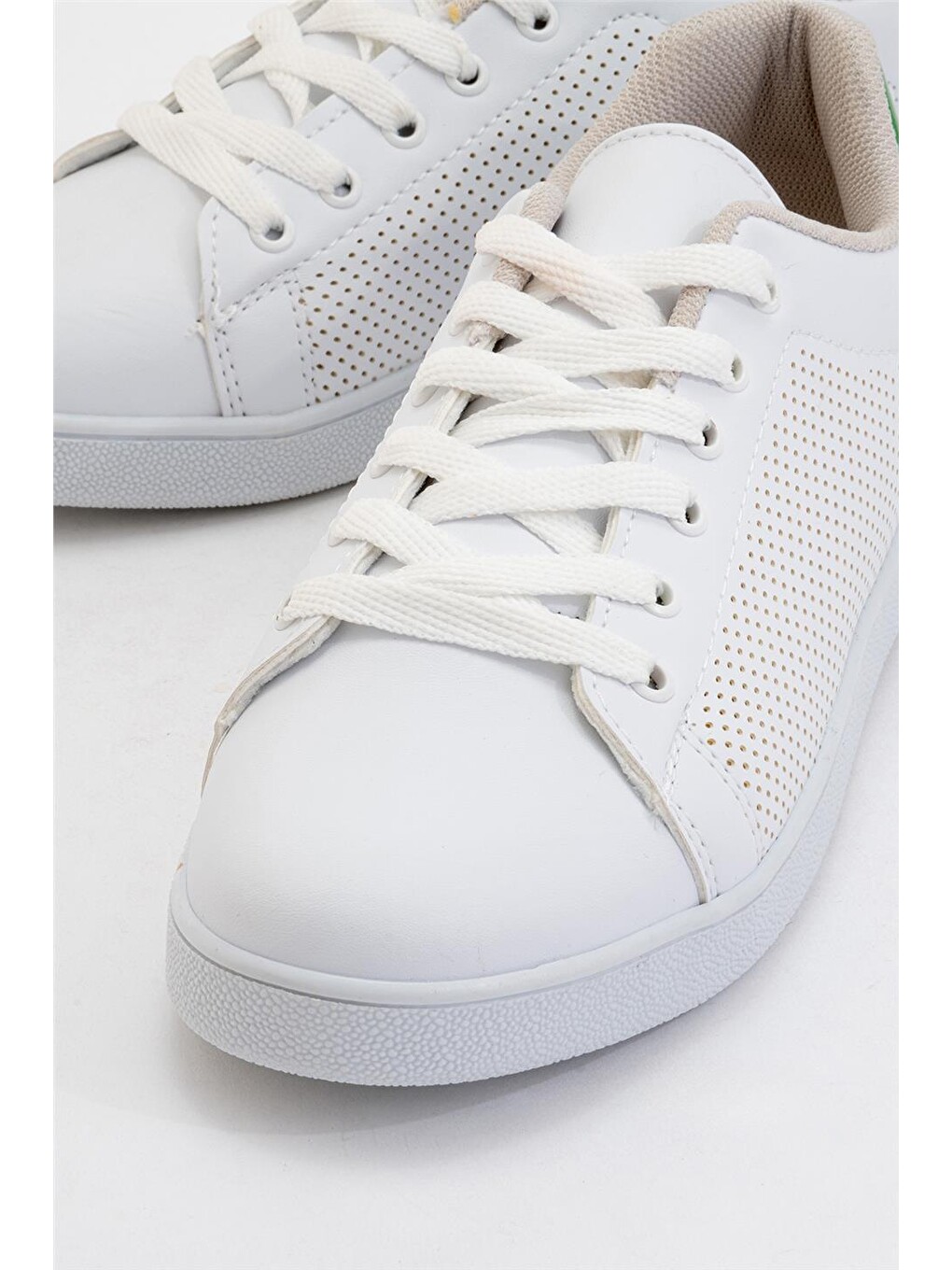 Kadın Spor Sneaker Ayakkabı Beyaz - Yeşİl-2