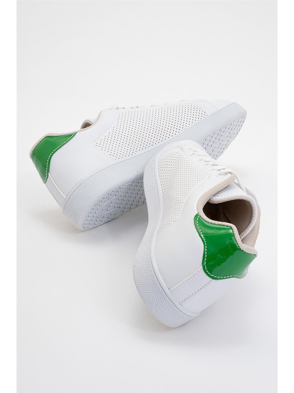 Kadın Spor Sneaker Ayakkabı Beyaz - Yeşİl-3